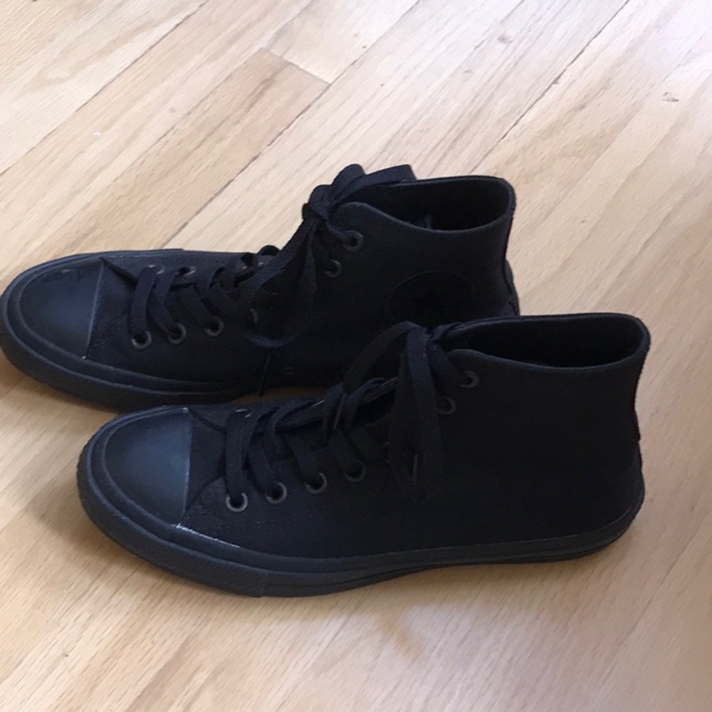 Converse high top sneakers worn 1x size 9